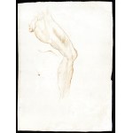 ANONYMOUS ARTIST, 18th CENTURY, Recto: study for a head and a foot; verso: study for a leg.