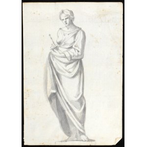VARIOUS AUTHORS AND PERIODS, Group of four drawings: a) three figures in a prison; b) figure of a woman; c) figure of a child; d) man in prayer