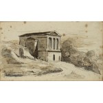 ANONYMOUS ARTIST, FIRST HALF OF THE 19th CENTURY, Tempietto on the Clitunno