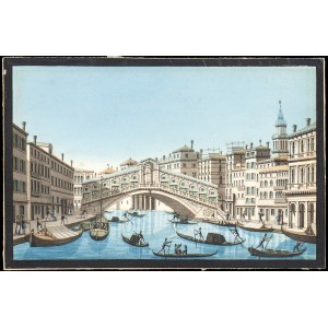 VENETIAN ARTIST, 19th CENTURY, Ponte di Rialto in Venice
