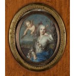 AMBIT OF ROSALBA CARRIERA (Venice, 1673 - 1757), Miniature depicting young gentleman with cupid