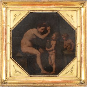IN THE MANNER OF IPPOLITO SCARSELLA CALLED SCARSELLINO, Toilet of Venus with pair of cupids