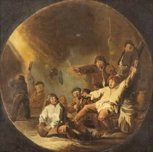 BENJAMIN GERRITSZ CUYP (Dordrecht, 1612-1652), ATTRIBUTED TO, Tavern scene