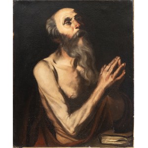 PAINTER ACTIVE IN NAPLES IN THE CIRCLE OF JUSEPE DE RIBERA, FIRST HALF OF 17th CENTURY, Penitent Saint Jerome