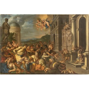 NICCOLÒ BERRETTONI (Macerata, 1637 - Rome, 1682), ATTRIBUTED TO, The massacre of the innocents