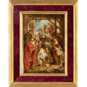 FLEMISH ARTIST FROM CIRCLE OF PETER PAUL RUBENS, Adoration of the Magi