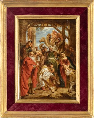 FLEMISH ARTIST FROM CIRCLE OF PETER PAUL RUBENS, Adoration of the Magi