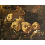 FLEMISH ARTIST, HALF OF 17th CENTURY, Still Life with apples, artichokes and cabbage