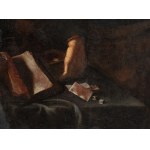 FRENCH OR DUTCH CARAVAGGESQUE PAINTER, FIRST HALF OF 17th CENTURY, The Vocation of St Matthew (?)
