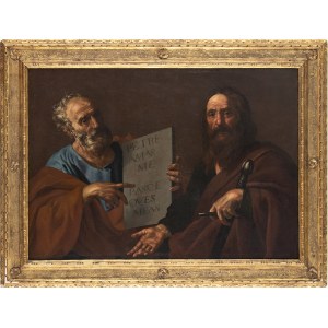 NICHOLAS TOURNIER (Montbéliard, 1590 - Tuluse, 1638), ATTRIBUTED TO, Saint Peter and Saint Paul