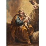 EMILIAN SCHOOL, 17th CENTURY, Saint Joseph with the Infant Jesus