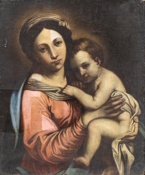 CIRCLE OF GIOVANNI BATTISTA SALVI CALLED SASSOFERRATO (Sassoferrato, 1609 - 1685), Virgin and Child