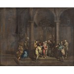 ROMAN SCHOOL, 18th CENTURY, Saint Peter heals the cripple