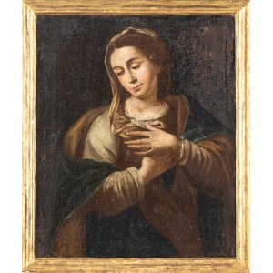 CENTRAL-ITALIAN SCHOOL, 17th CENTURY, The Virgin Annunciate