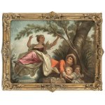 FOLLOWER OF JEAN-HONORÉ FRAGONARD, FIRST HALF 19th CENTURY, The swing