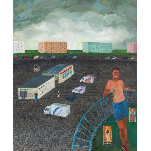 Marta Nadolle (b. 1989), The storm goes from Bialoleka, 2022