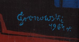 Tadeusz Gronowski (1894 Warszawa - 1990 Warszawa), Akt kubistyczny, 1964