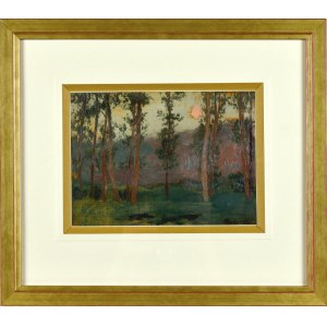 Tadeusz MAKOWSKI (1882-1932), Landscape with trees, ca. 1908