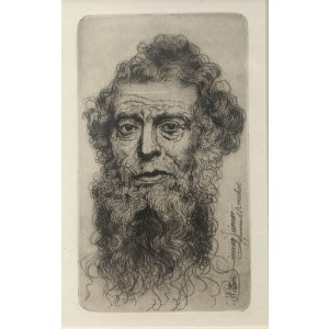 Willen Linnig Jr, Portrait of an Old Man with a Beard