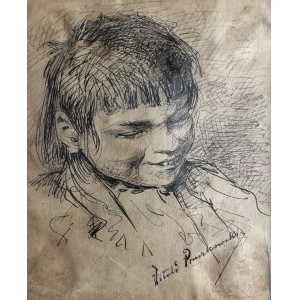 Witold Pruszkowski, Porträt eines lachenden Jungen