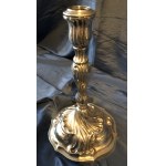 Author unknown, Pair of silver candlesticks, one candlestick