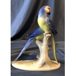 Hertwig Porcelain Manufactory, Pair of porcelain parrots