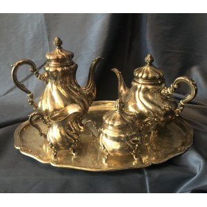 Author unknown, Silver tea and coffee set