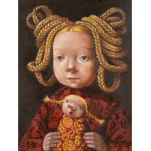 Katarzyna Slavianska-Kucz, Girl with a Doll, 2021
