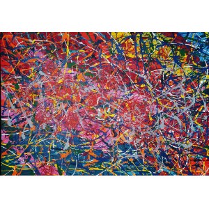 Edward Dwurnik, Abstract painting, 2002