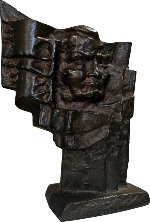 Gustaw Zemła ( 1931 ), Projekt pomnika Władysława Broniewskiego w Płocku, realizacja 1975