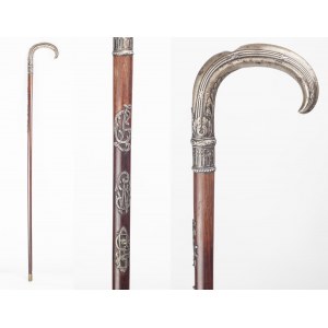 Polish workshop, 1st quarter of 20th century, Exclusive walking stick, ca. 1925.