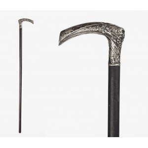 Vienna workshop, 19th/20th century, Women's walking stick. ca. 1900.