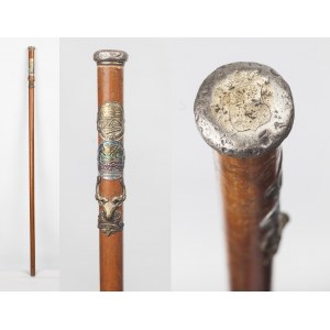 Unknown European workshop, 19th century, Attribute cane, multi-generational, first half of 19th century.