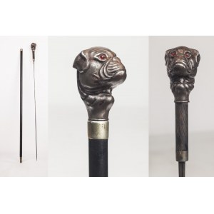 Unknown 19th/20th century European workshop, Walking and defensive cane, circa 1900.