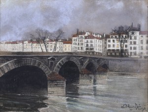 Odo Dobrowolski (1883-1917), Widok na Pont Marie. Paryż 1911