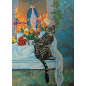 Katya SOKOŁOWA-ZYZAK, Cat on Mokotowska Street, 2009