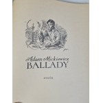 MICKIEWICZ Adam - BALLADY(Wybór) Ilustracje Szancer WYDANIE 1