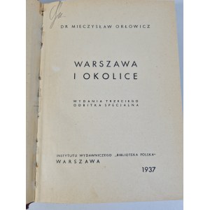 ORŁOWICZS Mieczysław - WARSZAWA I OKOLICE Dritte Auflage Sonderdruck