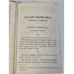 CLAIRAUT Alexis - ZASADY GEOMERTYI 1857 Rysunki dedykacja dla ucznia szkoły RABINÓW