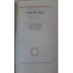 MACHIAVELLI Niccolo - AUSWAHL DER SCHRIFTSTÜCKE EINES PRINZES