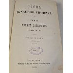 CHODŹKO Ignacy - PISMA Volume I-III Vilnius 1880