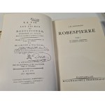 THOMPSON J.M. - ROBESPIERRE Volume I-II, Published 1937.