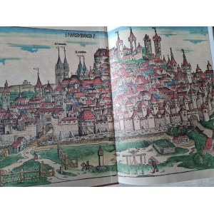 SCHEDEL Hartmann - WELTCHRONIK Kolorierte Gesamtausgabe von 1493, Facsimile of ,,Chronicles of the World`.