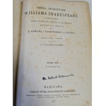 SHAKESPEARE William - DZIEŁA DRAMATYCZNE Tom I-III Rysunki SELOUSA