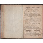 DYKCYONARZYK GEOGRAFICZNY Czyli Opisanie Krolestw, Prowincyi, Miast... Warszawa 1782