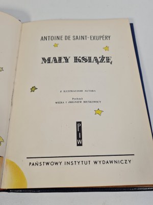 SAINT-EXUPERY - MAŁY KSIĄŻĘ z ilustracjami Autora OPRAWA ARTYSTYCZNA Wyd.1961