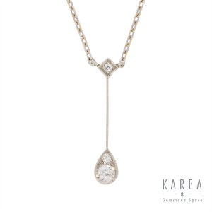 Diamond necklace, 1st half of 20th century.