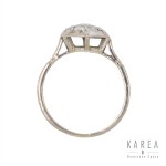 Diamond ring, France, 1st half of 20th century.