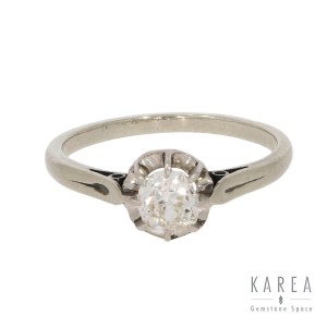 Diamond engagement ring, 1st half of 20th century.