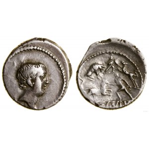 Republika Rzymska, denar, 42 pne, Rzym